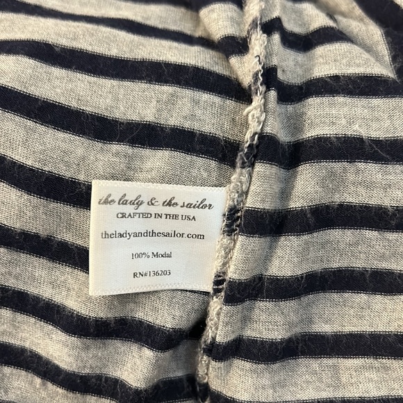 The Lady & the Sailor Midi Length Lightweight Stripe Dress - Picture 5 of 5